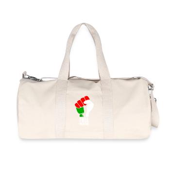 Free palestine - Sac de sport en toile recyclée Stanley/Stella - blanc naturel - Devant