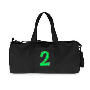 2 - Recycelte Canvas-Sporttasche von Stanley/Stella - Schwarz - Vorne