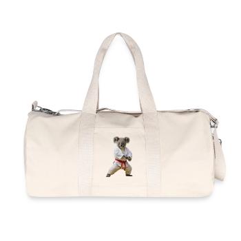 Koala sportif - Sac de sport en toile recyclée Stanley/Stella - blanc naturel - Devant