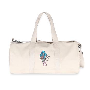 Souris Sports de football américain - Sac de sport en toile recyclée Stanley/Stella - blanc naturel - Devant