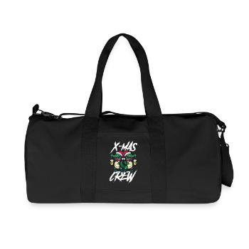 Christmas Crew Xmas Beer Alligator - Recycled Canvas Sports Bag by Stanley/Stella - black - Front