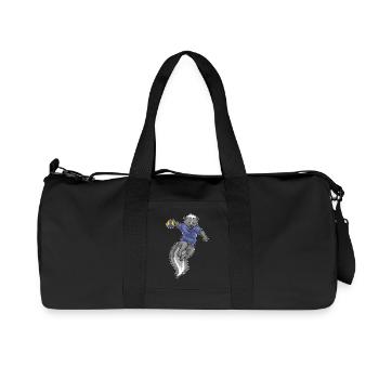 Skunk Handball Joueur Handball - Sac de sport en toile recyclée Stanley/Stella - noir - Devant