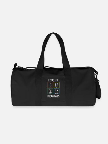 Periodic table - Recycled Canvas Sports Bag by Stanley/Stella - black