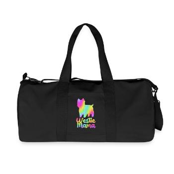West Highland Terrier - Recycled Canvas Sports Bag by Stanley/Stella - black - Front
