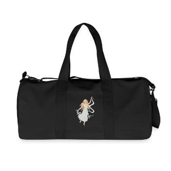 Fee - Recycelte Canvas-Sporttasche von Stanley/Stella - Schwarz - Vorne