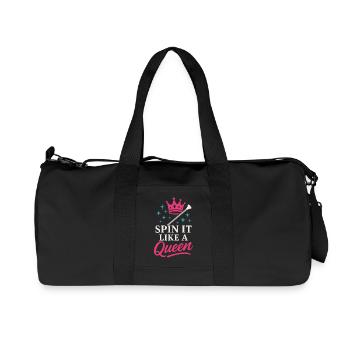 Bâton Twirler Majorette Captain Squad Club - Sac de sport en toile recyclée Stanley/Stella - noir - Devant