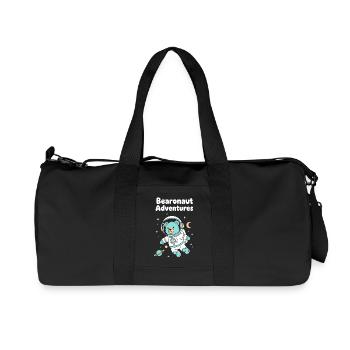 Bearonaut Adventure Space - Recycled Canvas Sports Bag by Stanley/Stella - black - Front
