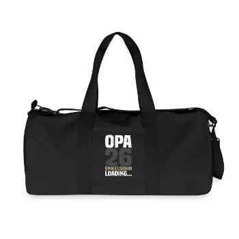 Papy 2026 - Sac de sport en toile recyclée Stanley/Stella - noir - Devant