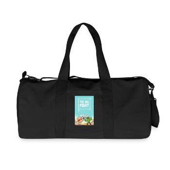 Le grand combat - Sac de sport en toile recyclée Stanley/Stella - noir - Devant