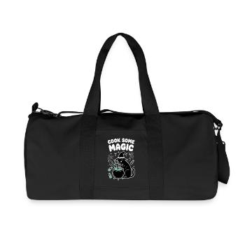 Cat magic in the cauldron - Recycled Canvas Sports Bag by Stanley/Stella - black - Front