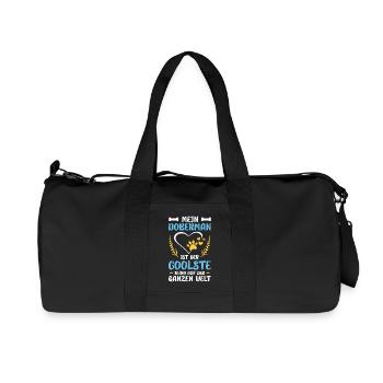 Mein Doberman – Coolster Hund Der Welt - Recycelte Canvas-Sporttasche von Stanley/Stella - Schwarz - Vorne