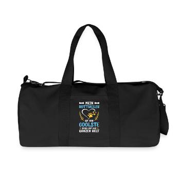 My Rottweiler Heart Dog World - Recycled Canvas Sports Bag by Stanley/Stella - black - Front
