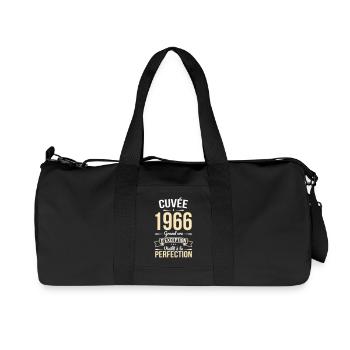 1966 – Aged to perfection - Recycled Canvas Sports Bag by Stanley/Stella - black - Front