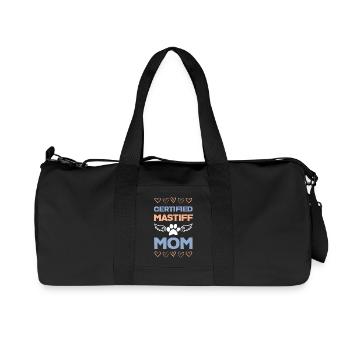 Zertifizierte Mastiff Mama - Recycelte Canvas-Sporttasche von Stanley/Stella - Schwarz - Vorne