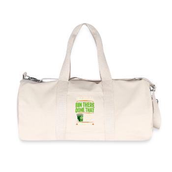 Barrel job done | Recycling center - Recycled Canvas Sports Bag by Stanley/Stella - natural - Front