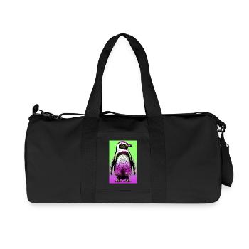 pingouin - Sac de sport en toile recyclée Stanley/Stella - noir - Devant