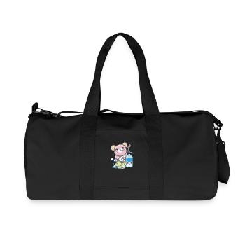 Kawaii Mouse - Souris Lavage des mains - Sac de sport en toile recyclée Stanley/Stella - noir - Devant