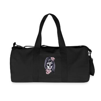 La Catrina - Jour des morts - Sac de sport en toile recyclée Stanley/Stella - noir - Devant