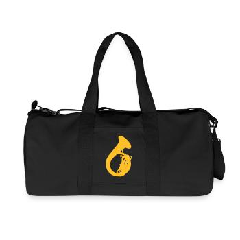 helicon - Sac de sport en toile recyclée Stanley/Stella - noir - Devant