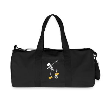 Dab dabbing skeleton Netherlands Orange European Football Championship - Recycled Canvas Sports Bag by Stanley/Stella - black - Front