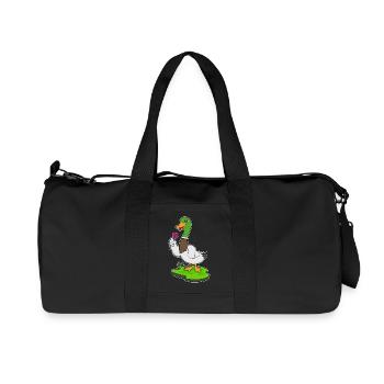 Fléchette de canard - Sac de sport en toile recyclée Stanley/Stella - noir - Devant