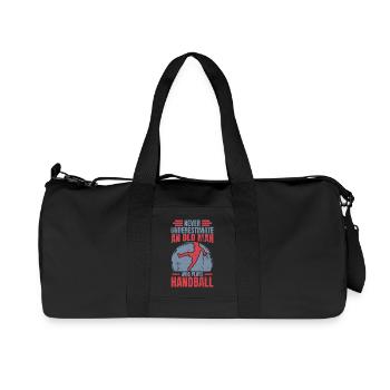 Handball Grandfather - Recycled Canvas Sports Bag by Stanley/Stella - black - Front