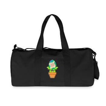Plantez un œuf de Pâques - Sac de sport en toile recyclée Stanley/Stella - noir - Devant