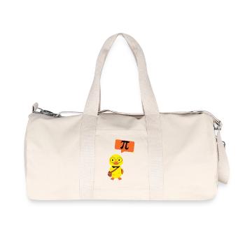 chick nerd- funny geek gift idea - Recycled Canvas Sports Bag by Stanley/Stella - natural - Front