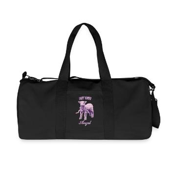 Aesthetic Lamb – Rebellious & Sweet - Recycled Canvas Sports Bag by Stanley/Stella - black - Front