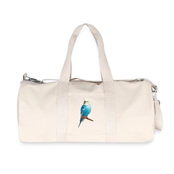 Étoiles de perruche - Sac de sport en toile recyclée Stanley/Stella - blanc naturel - Devant