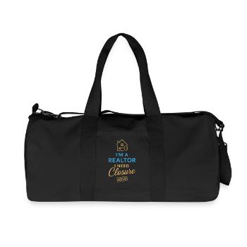 Je suis agent immobilier et j'ai besoin d'un Abs - Sac de sport en toile recyclée Stanley/Stella - noir - Devant