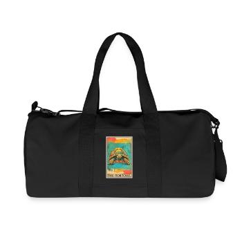Tortues Tortue - Sac de sport en toile recyclée Stanley/Stella - noir - Devant