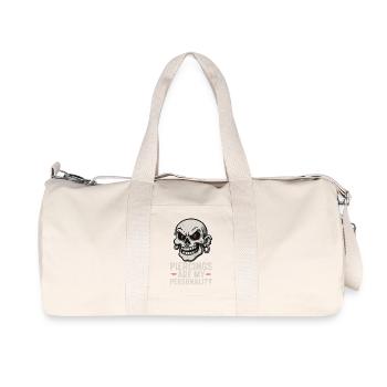 Piercing Addict Body Mod Enthusiast - Recycled Canvas Sports Bag by Stanley/Stella - natural - Front