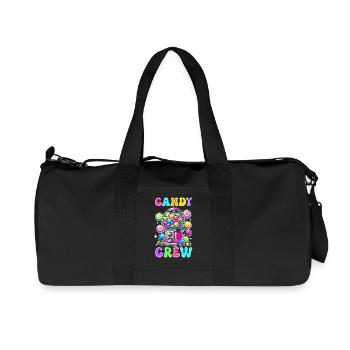 Candy Crew Décoration Candy Lover Sweet Tooth - Sac de sport en toile recyclée Stanley/Stella - noir - Devant