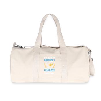 Mein Whippet: Der coolste Hund der Welt - Recycelte Canvas-Sporttasche von Stanley/Stella - Naturweiß - Vorne