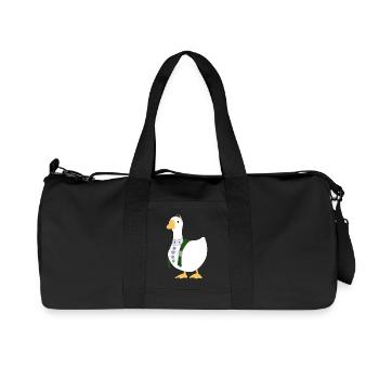 Là où les vents se rencontrent - Chinese Goose - Velvet Shade - Sac de sport en toile recyclée Stanley/Stella - noir - Devant