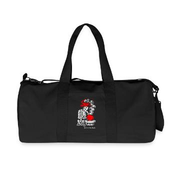 The Spirit of the Maker – skeleton Craft Design - Recycled Canvas Sports Bag by Stanley/Stella - black - Front