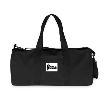 PATRON - Sac de sport en toile recyclée Stanley/Stella - noir - Devant