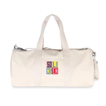 Solingen Städte Design - Recycelte Canvas-Sporttasche von Stanley/Stella - Naturweiß - Vorne