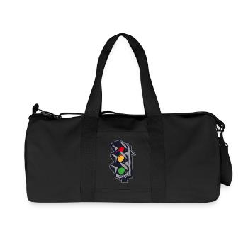 2541614 135318330 Ampel - Recycelte Canvas-Sporttasche von Stanley/Stella - Schwarz - Vorne
