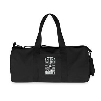 Bin ein Shisha Raucher - Recycelte Canvas-Sporttasche von Stanley/Stella - Schwarz - Vorne