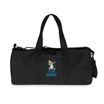 C'est mon anniversaire - Sac de sport en toile recyclée Stanley/Stella - noir - Devant