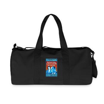 quand on parle pognon - Sac de sport en toile recyclée Stanley/Stella - noir - Devant