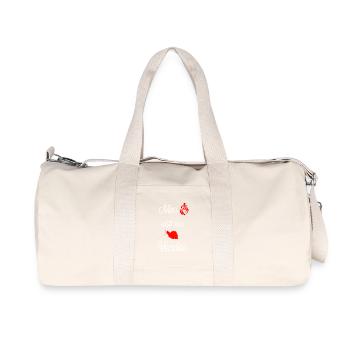mon coeur est en vendee - Sac de sport en toile recyclée Stanley/Stella - blanc naturel - Devant