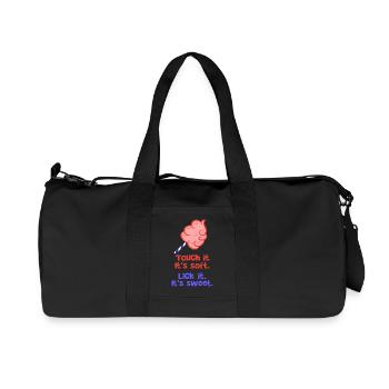 Bonbons Sweet Tooth Statement Dessert Délicieux - Sac de sport en toile recyclée Stanley/Stella - noir - Devant