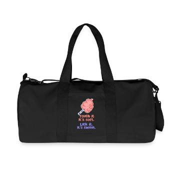 Sweet tooth Statement bonbons Bonbons Délicieux - Sac de sport en toile recyclée Stanley/Stella - noir - Devant