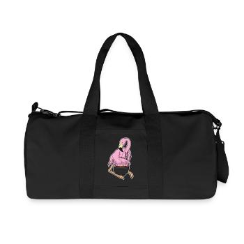 Cuisson de ramen pour Chef Flamant Rose - Sac de sport en toile recyclée Stanley/Stella - noir - Devant