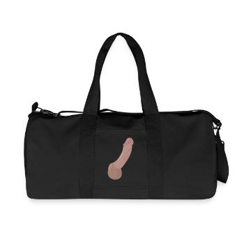 K-18 print - Recycled Canvas Sports Bag by Stanley/Stella - black - Front