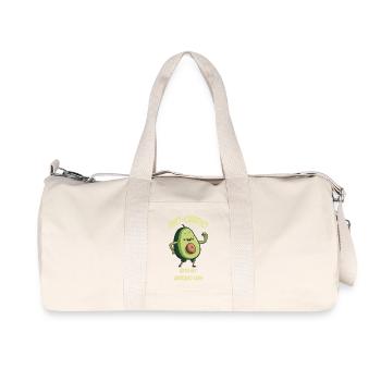 Avo Cardio Avocado does sports - Recycled Canvas Sports Bag by Stanley/Stella - natural - Front