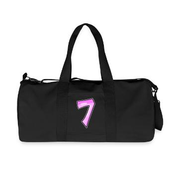 7 - Sac de sport en toile recyclée Stanley/Stella - noir - Devant
